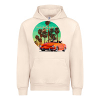 Sandshell karmann ghia sunset palm love quote Urban Hoodie - Craftify