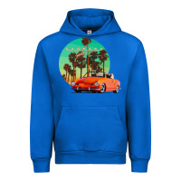 Cobalt karmann ghia sunset palm love quote Urban Hoodie - Craftify