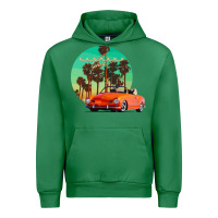 Emerald karmann ghia sunset palm love quote Urban Hoodie - Craftify