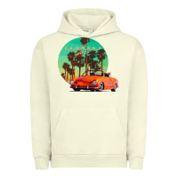 Pigment Pistachio karmann ghia sunset palm love quote Urban Hoodie - Craftify