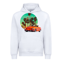 White karmann ghia sunset palm love quote Urban Hoodie - Craftify