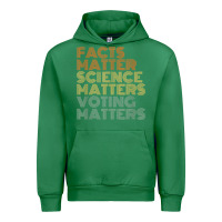 Emerald facts matter science matters voting matters liberal democrat t shirt c Urban Hoodie - Craftify