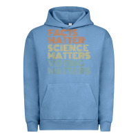 Pigment Pebble Blue facts matter science matters voting matters liberal democrat t shirt c Urban Hoodie - Craftify
