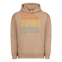 Pigment Burro facts matter science matters voting matters liberal democrat t shirt c Urban Hoodie - Craftify