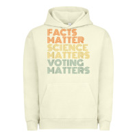 Pigment Pistachio facts matter science matters voting matters liberal democrat t shirt c Urban Hoodie - Craftify