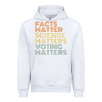 White facts matter science matters voting matters liberal democrat t shirt c Urban Hoodie - Craftify