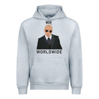 Heather Grey Pitbull Mr Worldwide Classic Urban Hoodie - Craftify