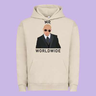 Pitbull Mr Worldwide Classic Urban Hoodie Designed By Craftify