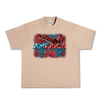 Burro America america america america 4th of july Urban Heavy Tee - FaDigitalArtStudio