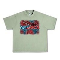 Oil Green America america america america 4th of july Urban Heavy Tee - FaDigitalArtStudio