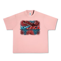 Salmon America america america america 4th of july Urban Heavy Tee - FaDigitalArtStudio