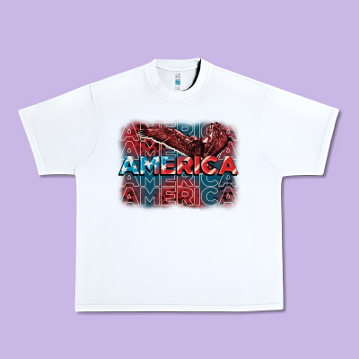 America America America America 4th Of July Urban Heavy Tee Designed By Fadigitalartstudio