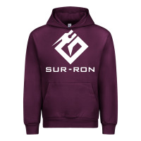 Mauve Wine sur ron 3 wht music Urban Hoodie - Craftify