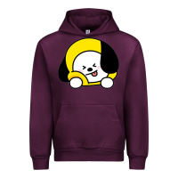 Mauve Wine bt21 chimmy jimin bts Urban Hoodie - Craftify