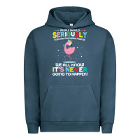 Pigment Midnight Navy people should seriously stop expecting normal from me Urban Hoodie - Craftify