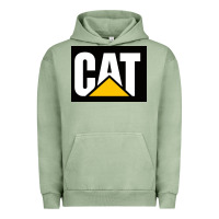 Pigment Oil Green cat Urban Hoodie - Craftify