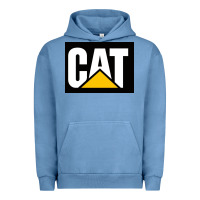 Pigment Pebble Blue cat Urban Hoodie - Craftify
