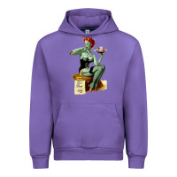 Tulip Zombie Pin Up Girl Halloween Urban Hoodie - Craftify