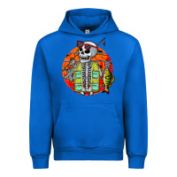 Cobalt skeleton fishing lover moon halloween costume fish Urban Hoodie - Craftify