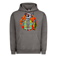 Pigment Tornado skeleton fishing lover moon halloween costume fish Urban Hoodie - Craftify