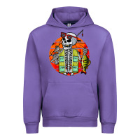 Tulip skeleton fishing lover moon halloween costume fish Urban Hoodie - Craftify