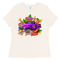 Mardi Gras Truck Olivia Ladies Tee | Teevron