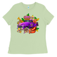Matcha mardi gras truck olivia Ladies Tee - OliviaCreatesArt