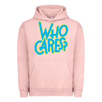 Pigment Salmon who cares Urban Hoodie - Craftify