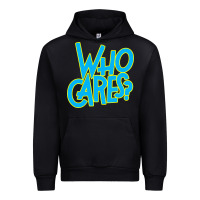 Black who cares Urban Hoodie - Craftify