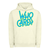 Pigment Pistachio who cares Urban Hoodie - Craftify