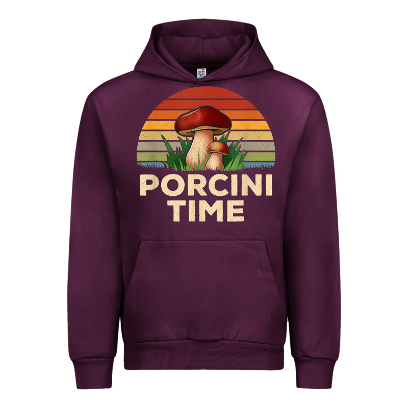 Vintage Sunset Porcini Mushroom Hunting Boletus Edulis T Shirt Urban Hoodie by Craftify | Teevron