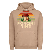 Pigment Burro vintage sunset porcini mushroom hunting boletus edulis t shirt Urban Hoodie - Craftify
