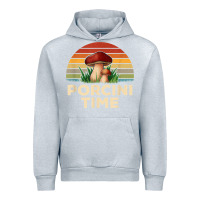 Heather Grey vintage sunset porcini mushroom hunting boletus edulis t shirt Urban Hoodie - Craftify