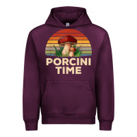 Vintage Sunset Porcini Mushroom Hunting Boletus Edulis T Shirt Urban Hoodie | Teevron