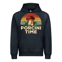 Navy vintage sunset porcini mushroom hunting boletus edulis t shirt Urban Hoodie - Craftify