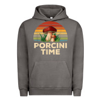Pigment Tornado vintage sunset porcini mushroom hunting boletus edulis t shirt Urban Hoodie - Craftify