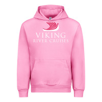 Fuchsia Pink Luxury Cruises-Viking River Urban Hoodie - Craftify