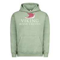 Pigment Oil Green Luxury Cruises-Viking River Urban Hoodie - Craftify
