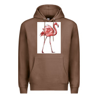 Chestnut Pink Flamingo Premium Hoodie - LillyAllenDesigns