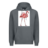 Rock Pink Flamingo Premium Hoodie - LillyAllenDesigns