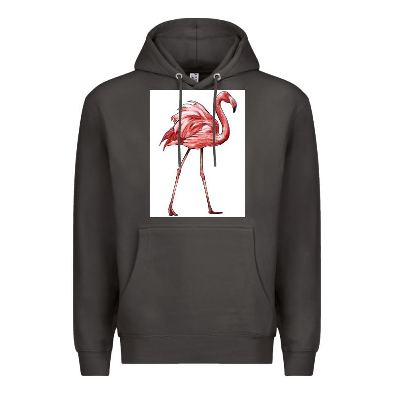 Pink Flamingo Premium Hoodie by LillyAllenDesigns | Teevron