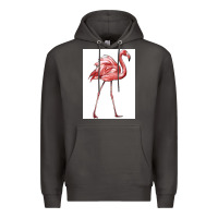 Smoke Pink Flamingo Premium Hoodie - LillyAllenDesigns