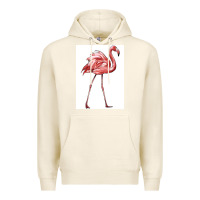 Tofu Pink Flamingo Premium Hoodie - LillyAllenDesigns