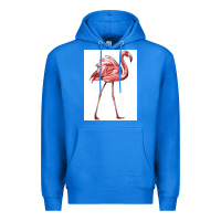 True Royal Pink Flamingo Premium Hoodie - LillyAllenDesigns