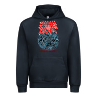 Navy Morbid Angel - Altars of Madness Old School US Death Metal Urban Hoodie - Craftify