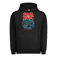 Pigment Black Morbid Angel - Altars of Madness Old School US Death Metal Urban Hoodie - Craftify