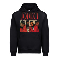 Black JODECI 90S RB FUNK THROWBACK Urban Hoodie - Craftify