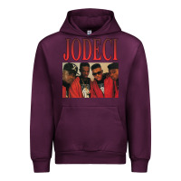 Mauve Wine JODECI 90S RB FUNK THROWBACK Urban Hoodie - Craftify