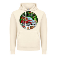 Vintage Artic Merry Christmas Truck Vintage Hoodie - FaDigitalArtStudio