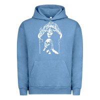 Pigment Pebble Blue Electric Wizard Urban Hoodie - Craftify